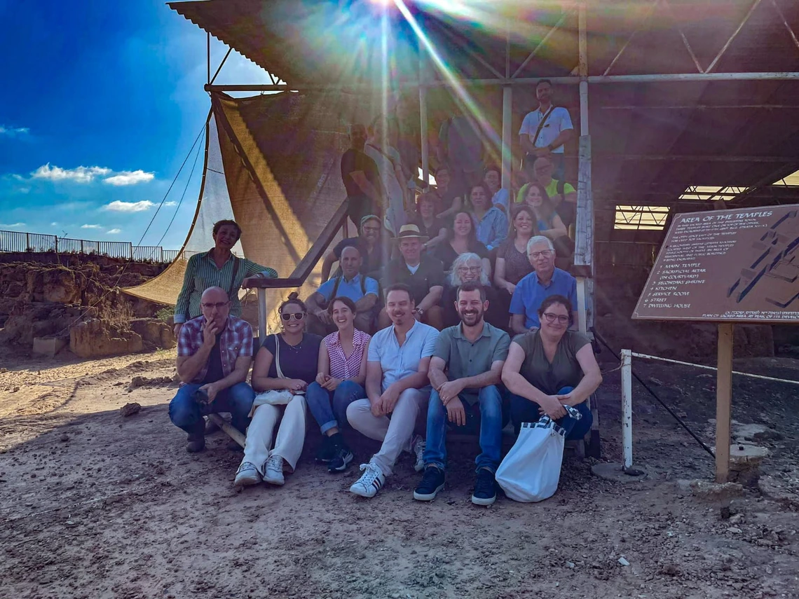 Group at Tel Qasile